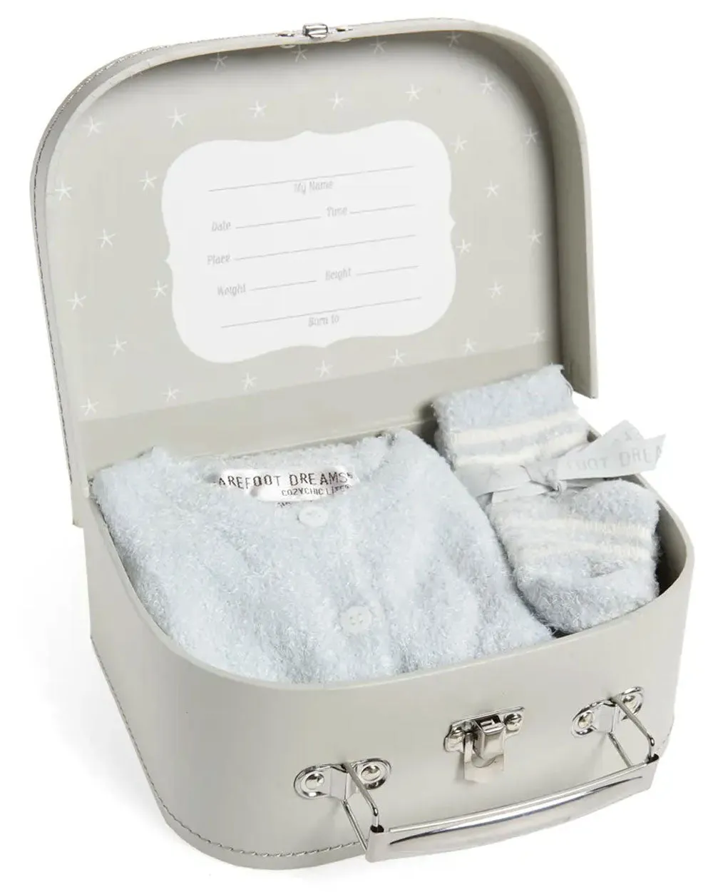 Blue Cozy Chic Lite Girls Heirloom Newborn Set