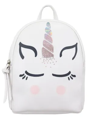 Blushing Unicorn Mikey Backpack in Bone