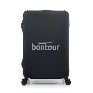 BONTOUR Elastic Suitcase Cover, M/ Medium Size, Black