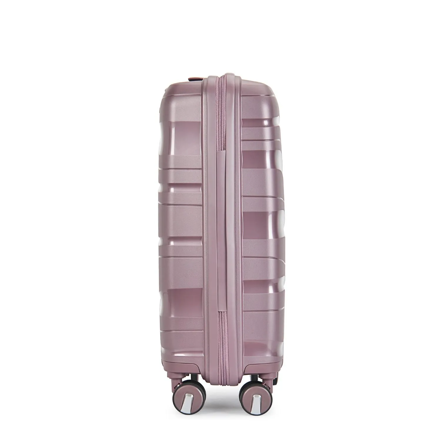 Bontour 'Flow' 4-wheeled cabin suitcase with TSA lock, 55x38x20cm, Lavender