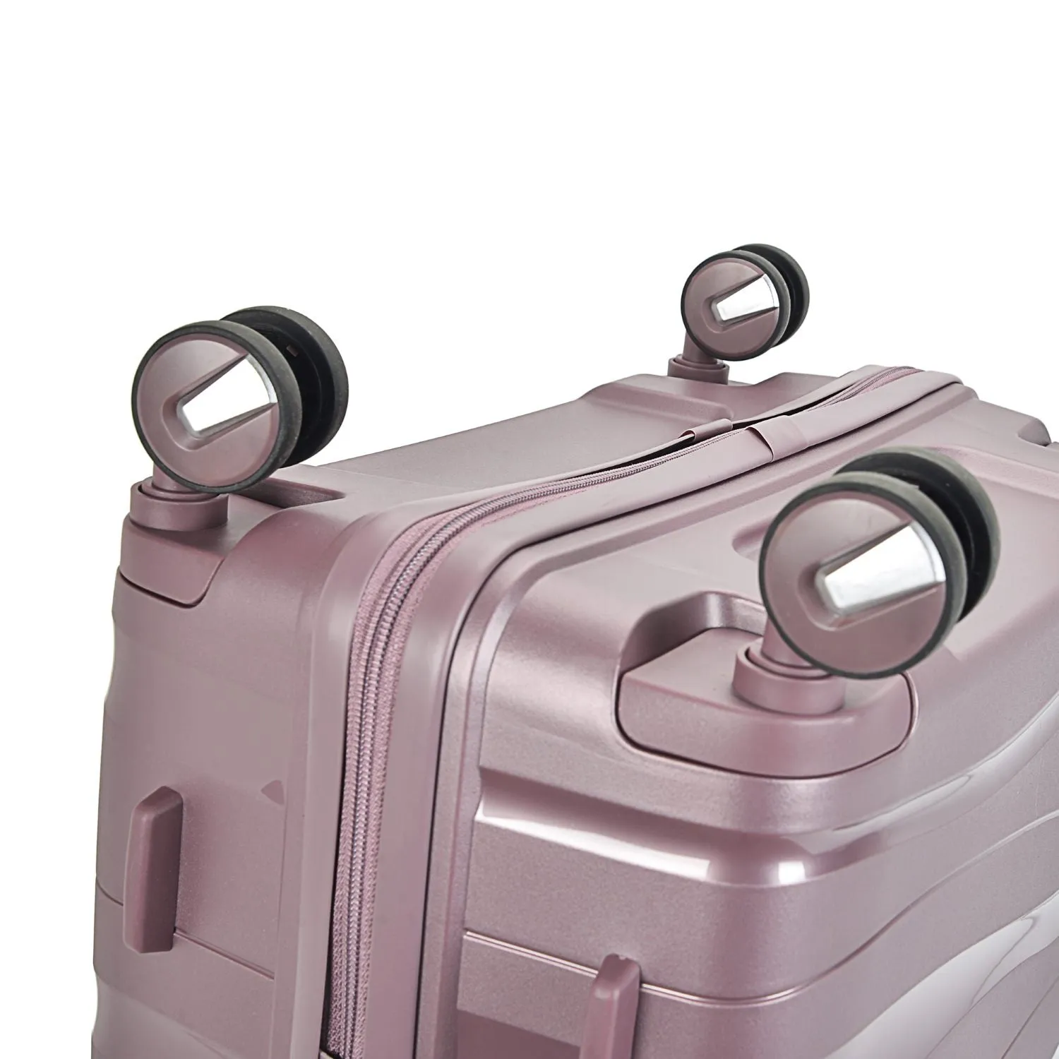 Bontour 'Flow' 4-wheeled suitcase with TSA lock, Medium Size 66x45x28 cm, Lavender