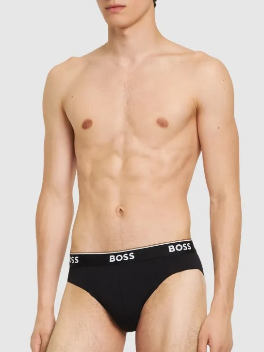 Boss   Pack of 3 cotton briefs 