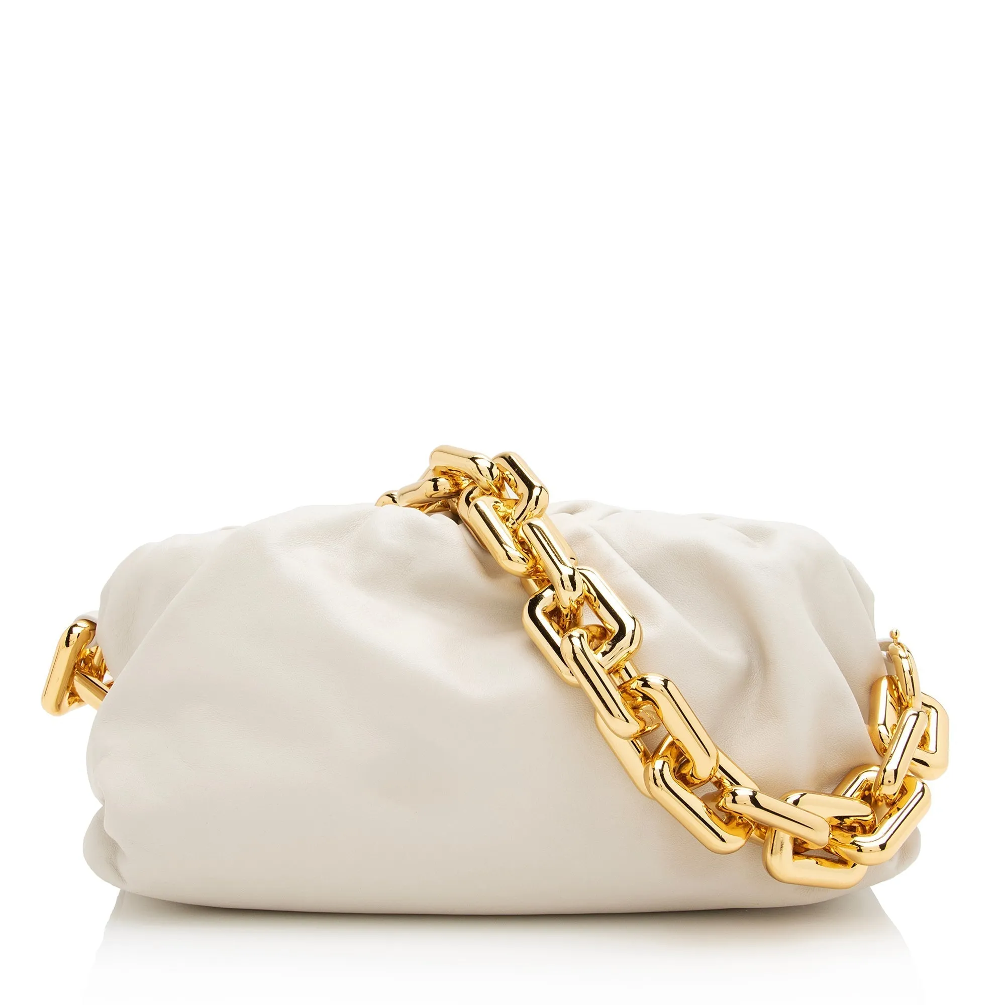 Bottega Veneta Calfskin The Chain Pouch (SHF-22887)