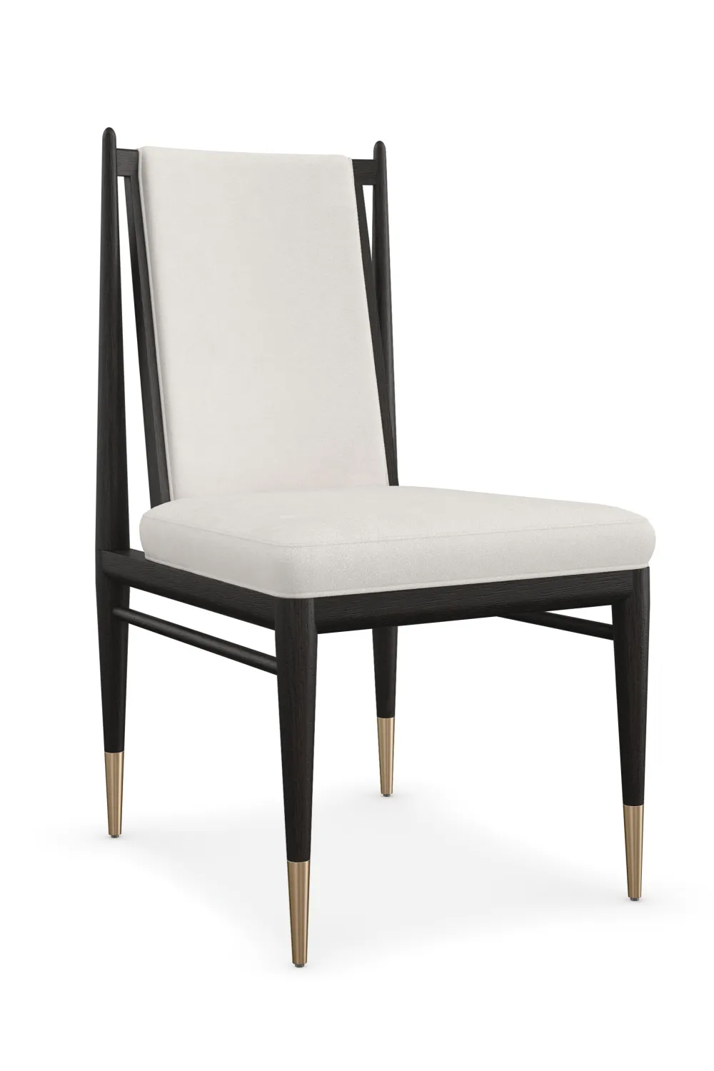 Bouclé Ivory Dining Chair | Caracole Unity