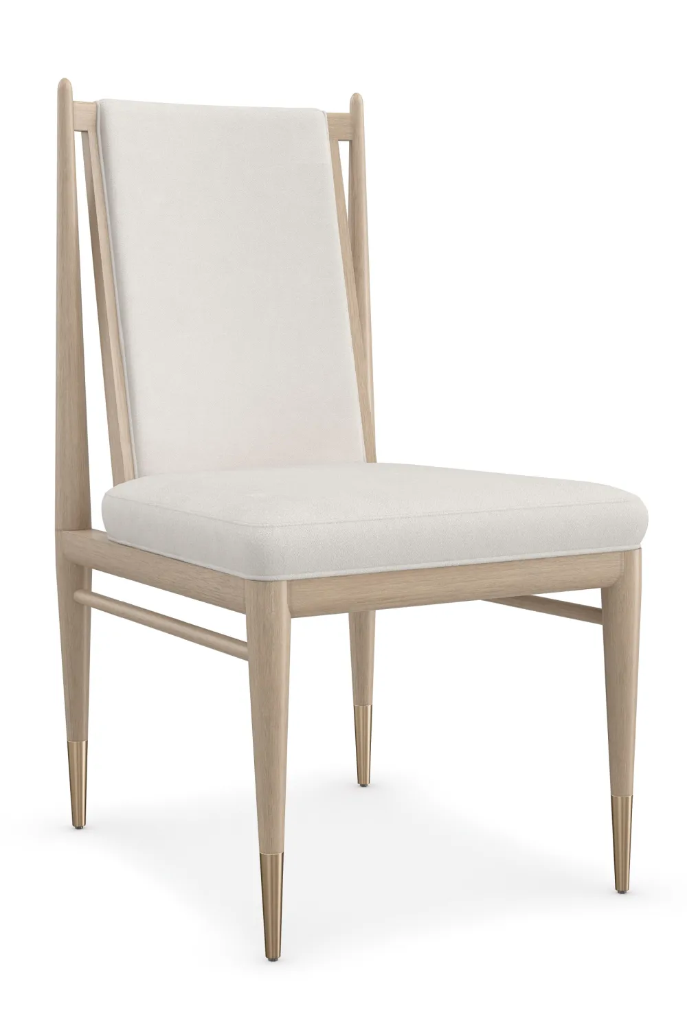 Bouclé Ivory Dining Chair | Caracole Unity