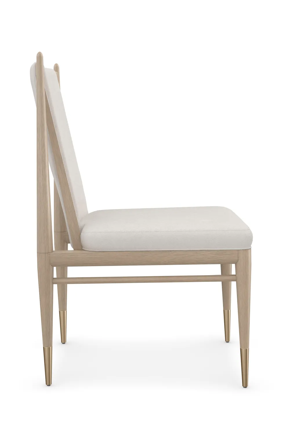 Bouclé Ivory Dining Chair | Caracole Unity