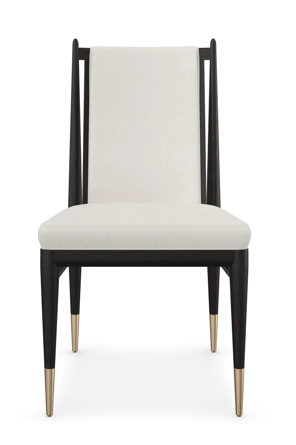 Bouclé Ivory Dining Chair | Caracole Unity