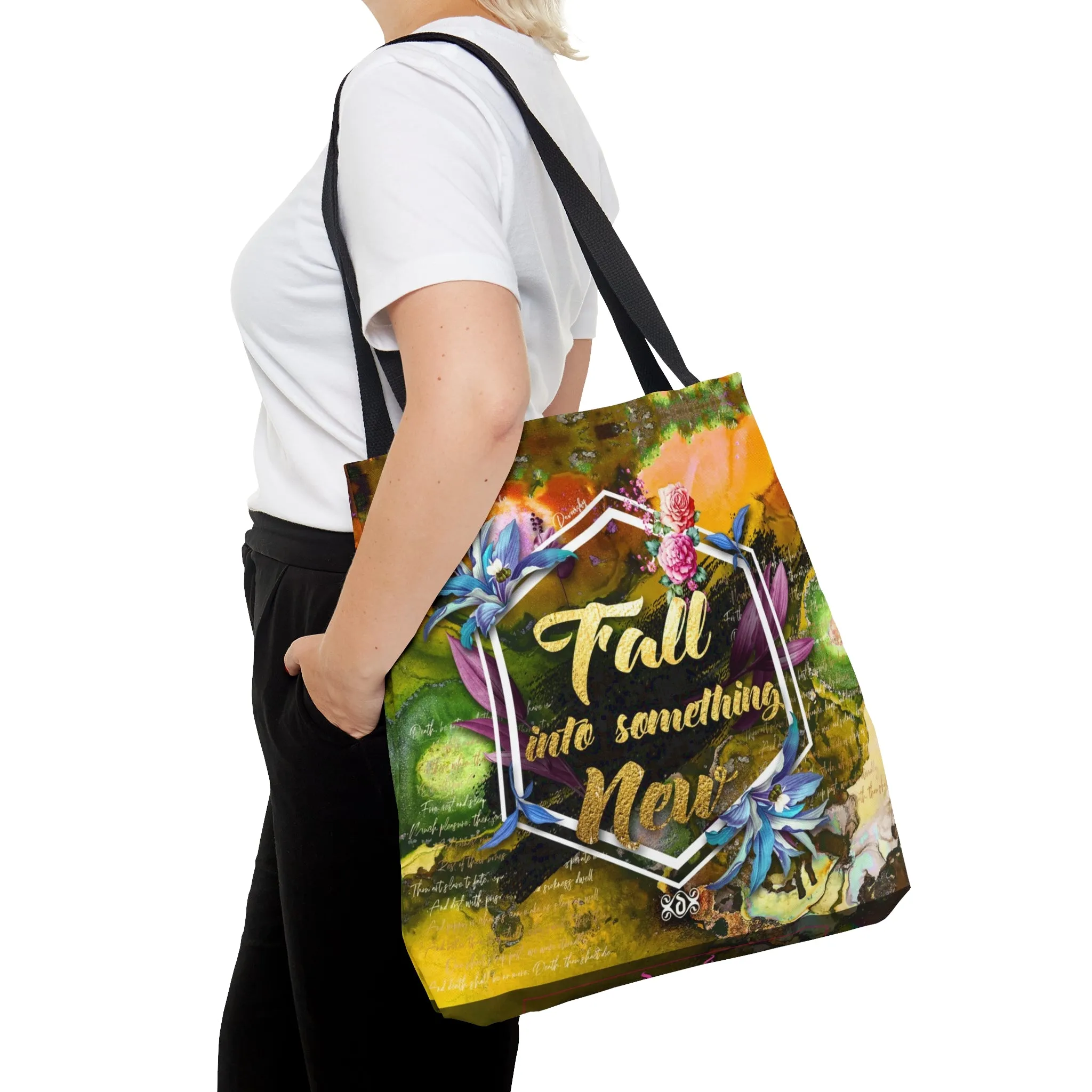 Brighten Up Your Day with Eye-Catching Yellow Floral Tote Bag Eco-Friendly Meets Fashion Canvas Beach Bag | FSN02