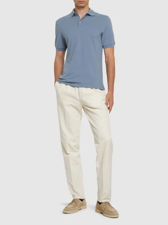 Brunello Cucinelli   Cotton piquet polo 