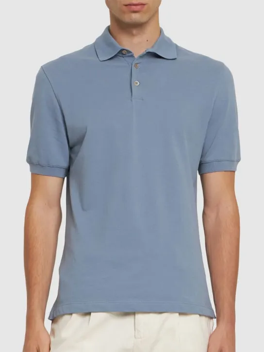 Brunello Cucinelli   Cotton piquet polo 