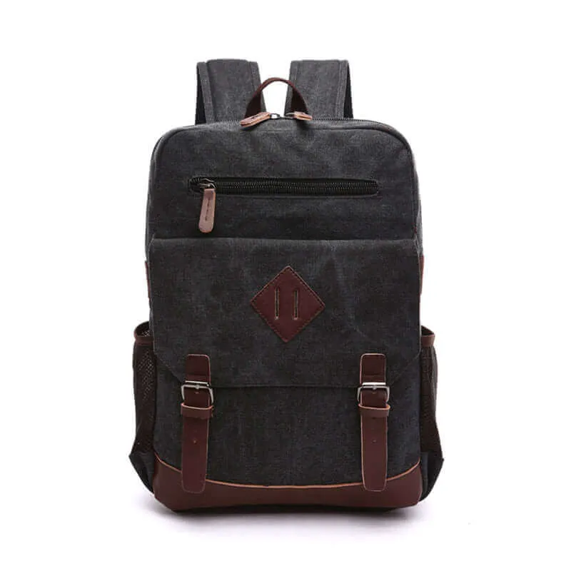 Canvas Backpack | Fits 14 Inch Laptop