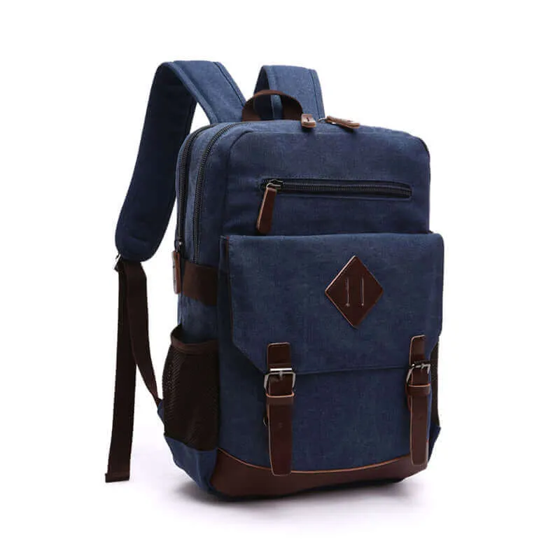 Canvas Backpack | Fits 14 Inch Laptop