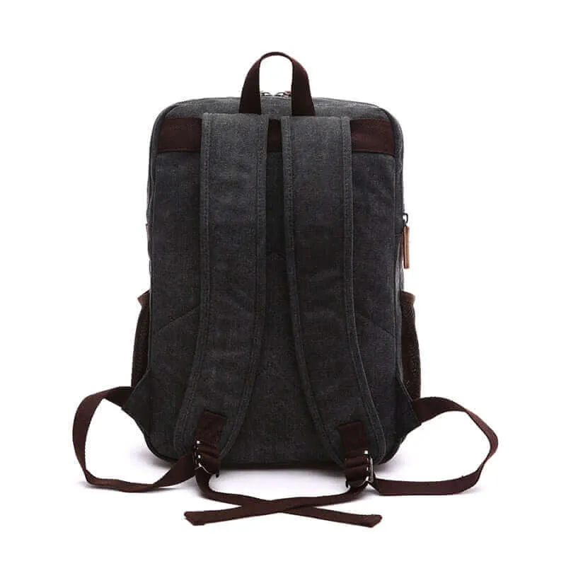 Canvas Backpack | Fits 14 Inch Laptop