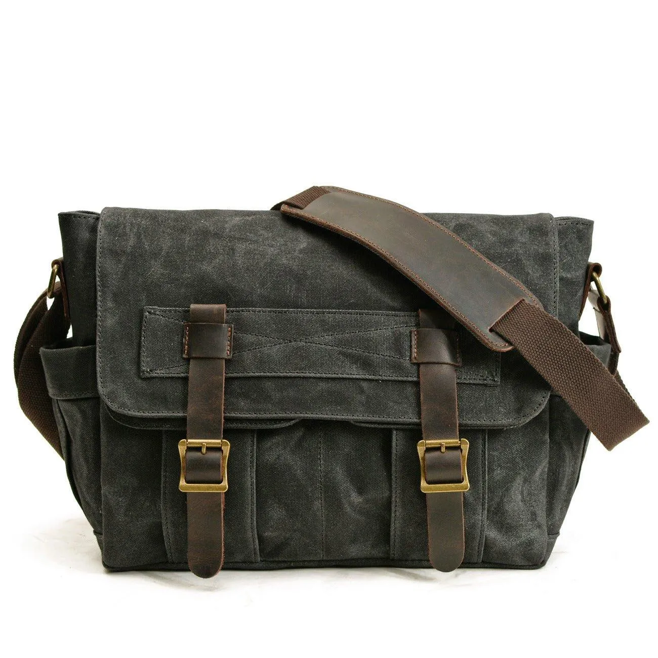 Canvas Vintage Messenger Bag Mens Motobags