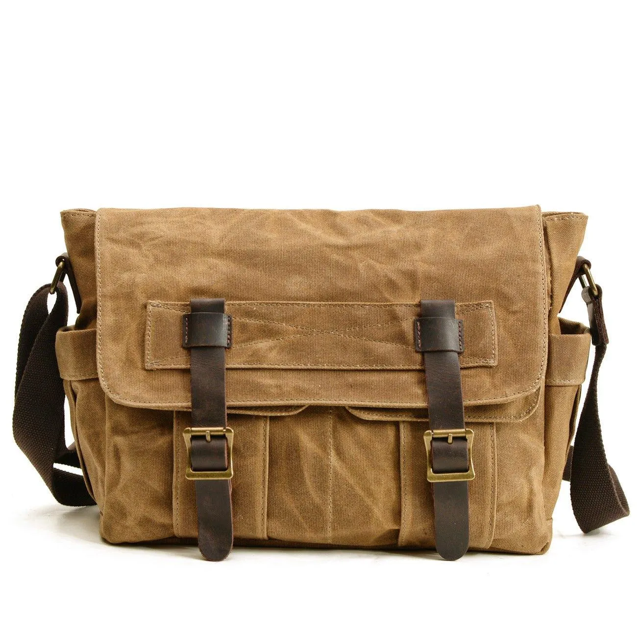 Canvas Vintage Messenger Bag Mens Motobags