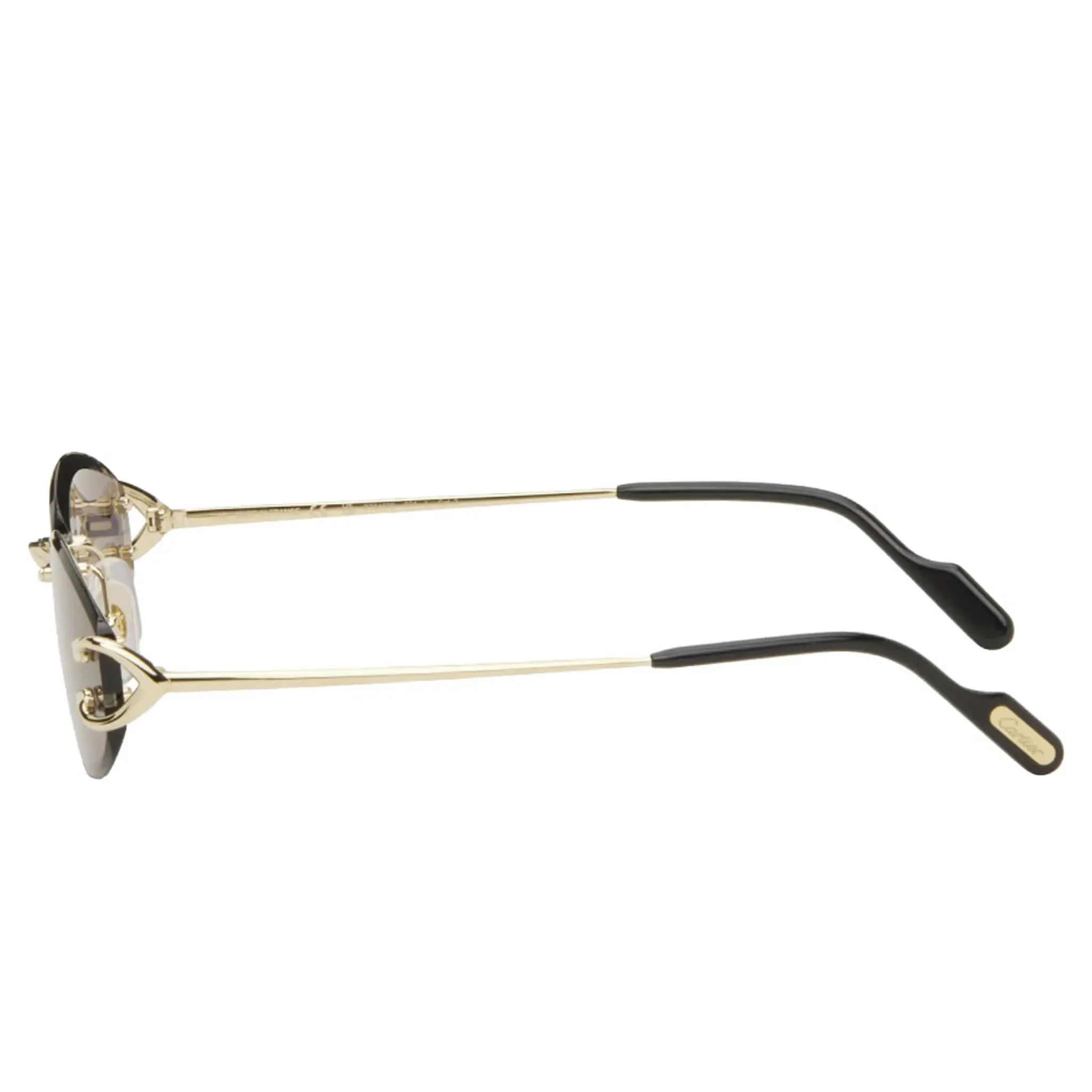 Cartier Eyewear CT0467S-001 Gold Grey Sunglasses