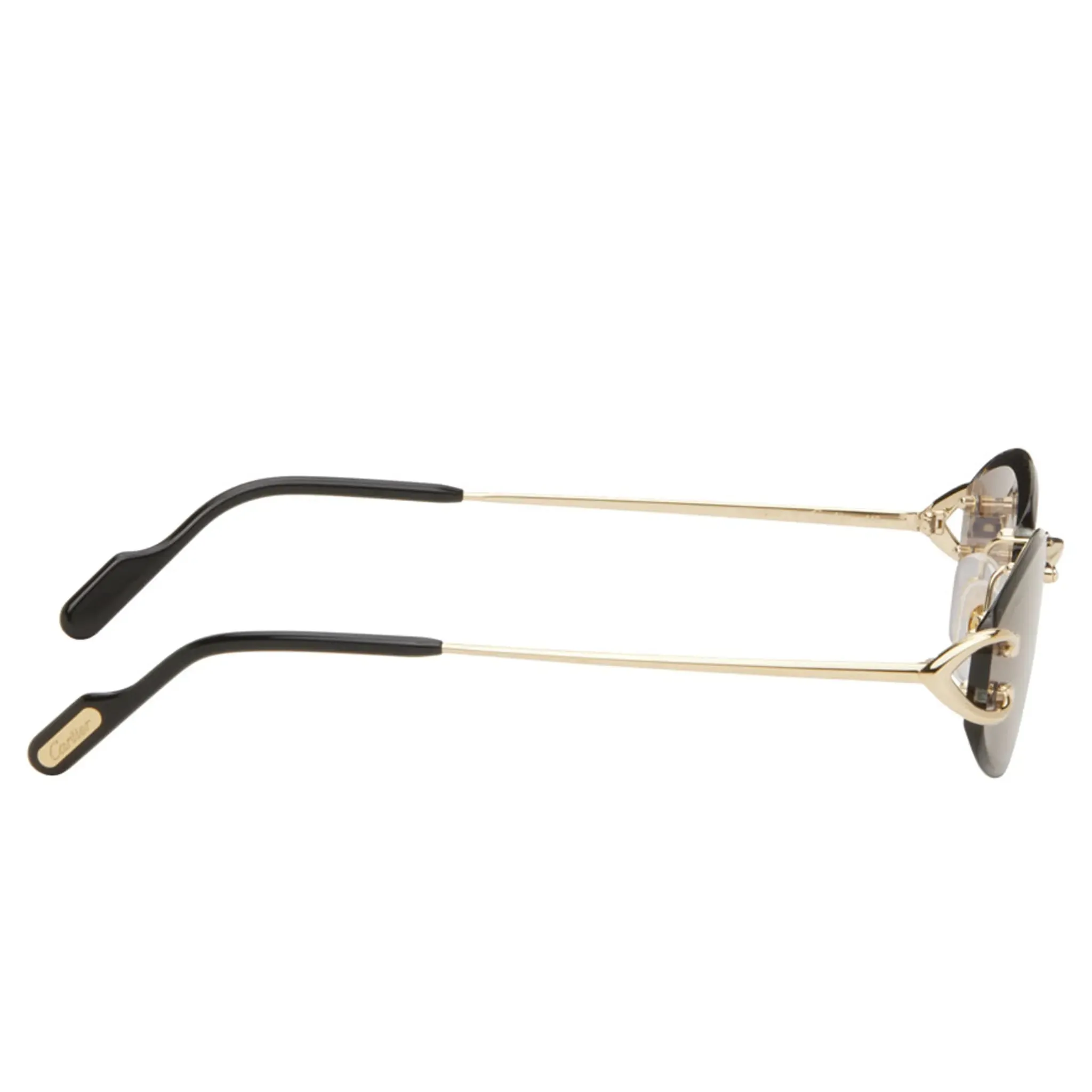 Cartier Eyewear CT0467S-001 Gold Grey Sunglasses