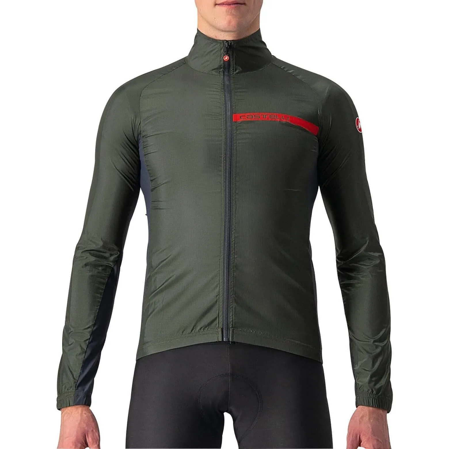 Castelli Squadra Stretch Mens Cycling Jacket - Green