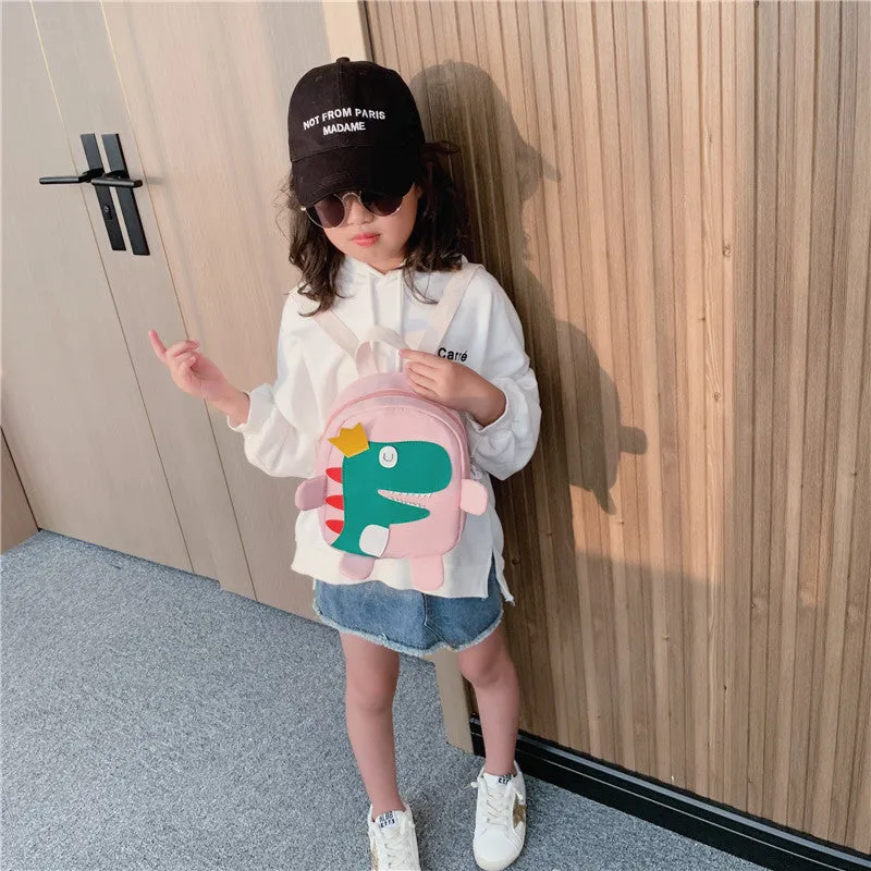 Children's Baby New Dinosaur Boys' Backpack Cartoon Cute Girl Backpack 1-3 Years Old Small Bookbag Fashion