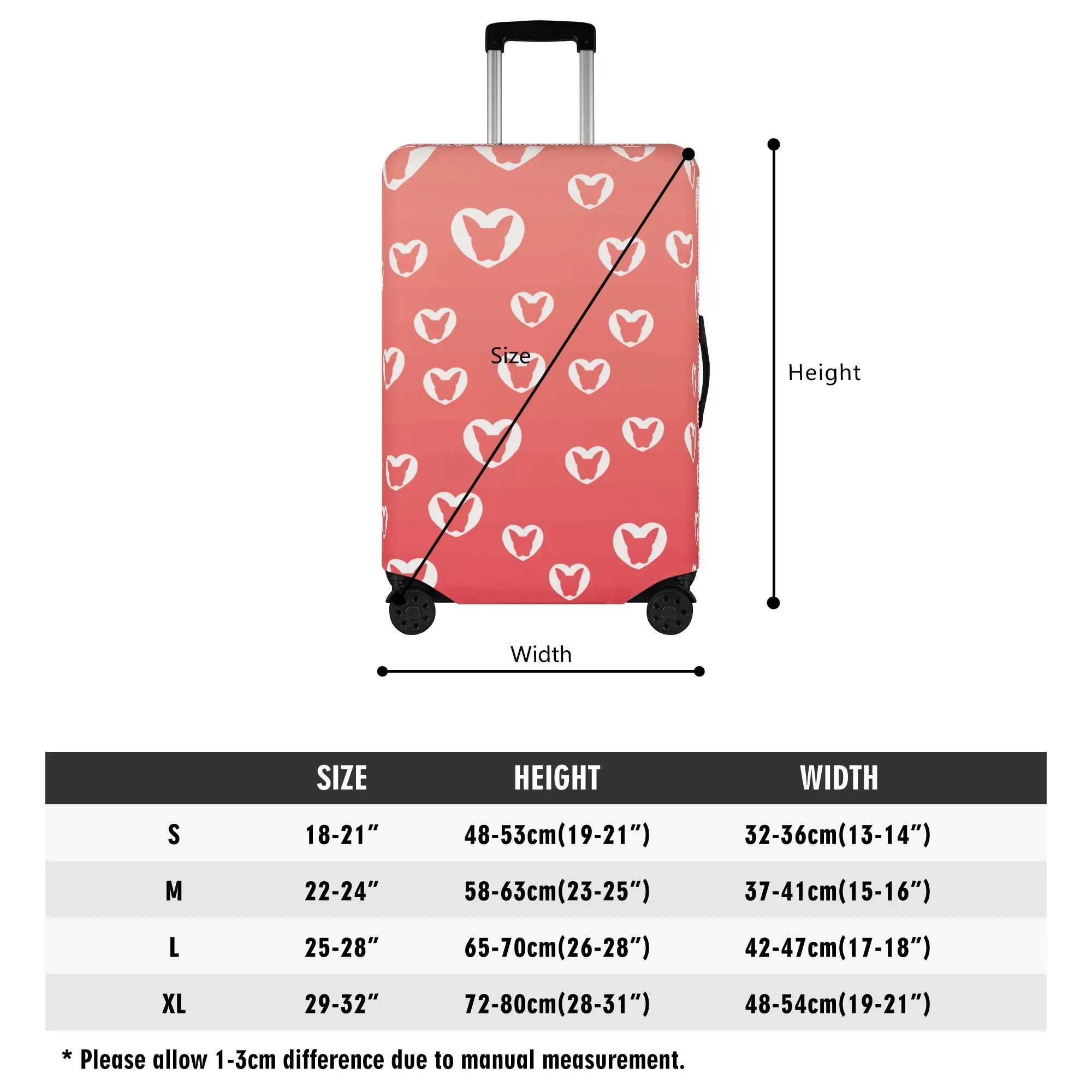 Chloe - Luggage Cover for Boston Terrier lovers