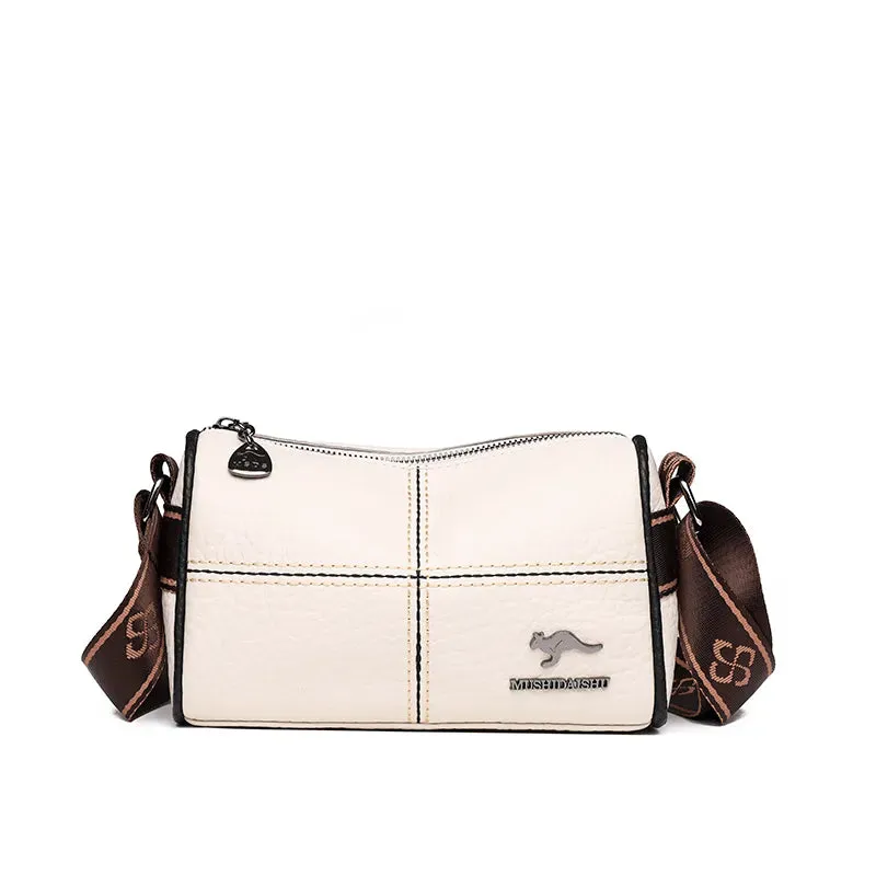 Classic Genuine Leather Crossbody Bag