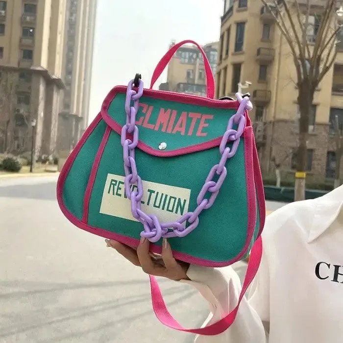 Climate Revolution Chain Small Bag