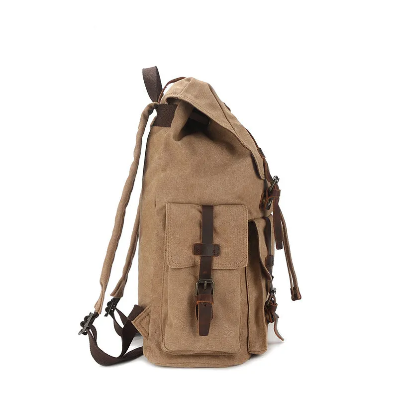 Cotton Canvas Backpack for Outdoor