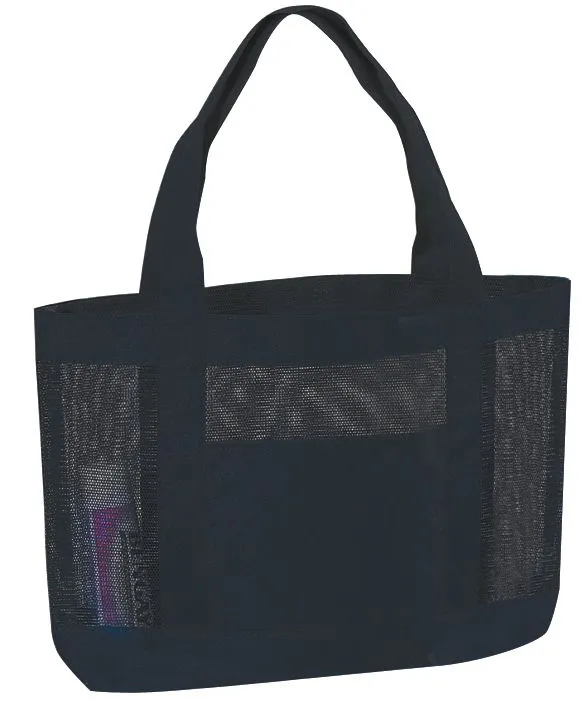 Custom Mesh Tote Bag Solid Color