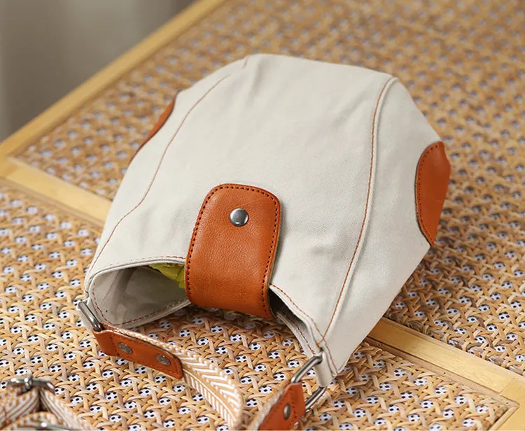 Cute Womens Canvas Crossbody Purse Small Shoulder Bags For Women