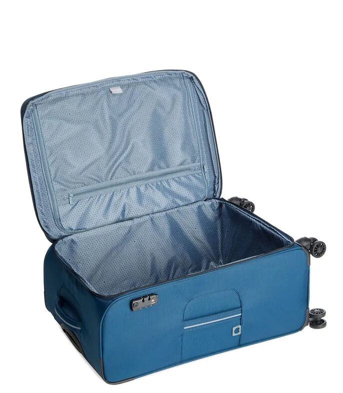 Delsey Caracas 4W Trolly Blue Expandable - Set of 3