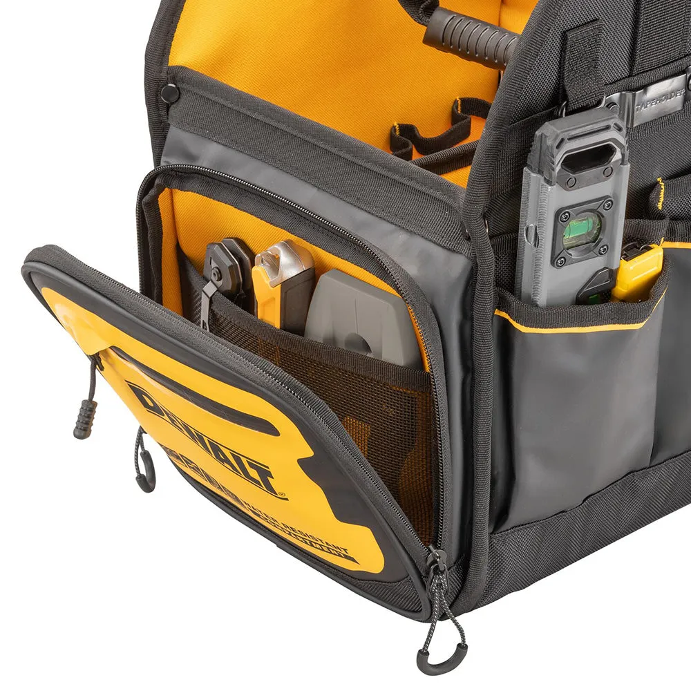 Dewalt DWST60105-1 Pro 11" Electricians Tote Tool Bag Storage Case 34 Pockets