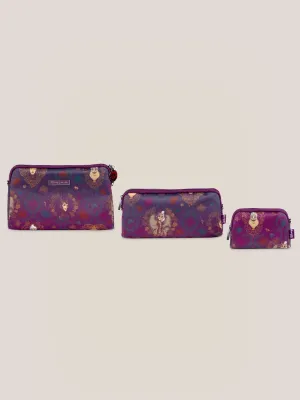 Disney Villains Be Set 3-Piece Pouch Set — Dark Purple