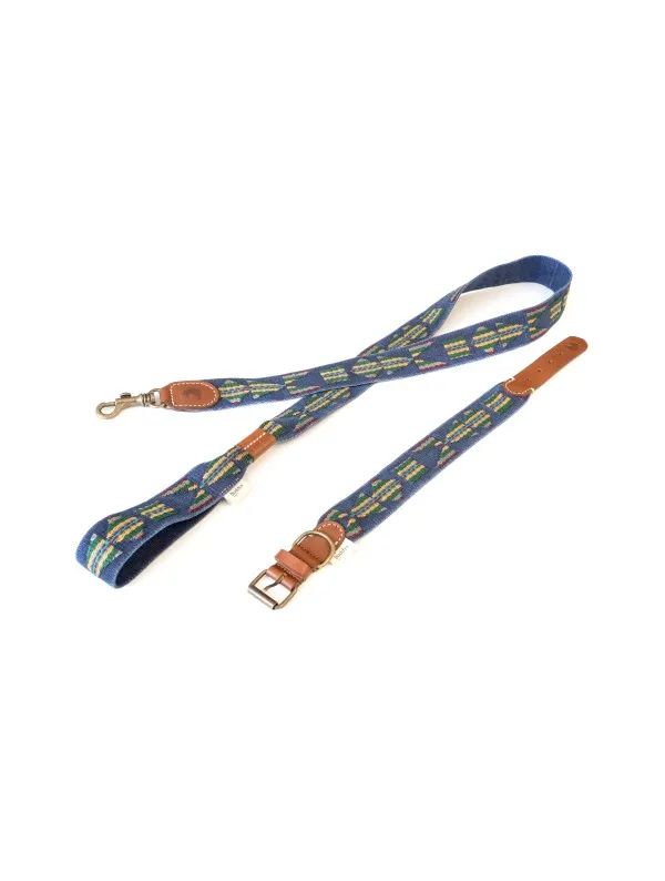 Dog Lead: Etna Blue