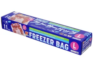 Double Zipper Freezer Bags L