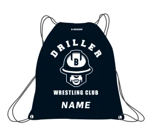 Driller Wrestling Club Sublimated Drawstring Bag