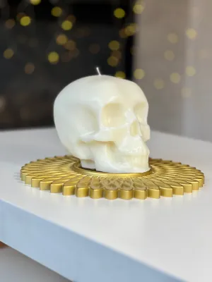 Extra Large Human Skull Soy Wax Candle, Home Decor Candle, Skull Design, Gothic Decor, Edgy Home, Unique Candle, Stylish Interior, Trendy Home Accent, Modern Decor Piece, ChicDesign, Decorative Lighting