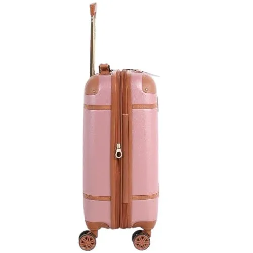 Fantana ABS With PC LICHEE Pattern 4 Wheel Spinner Trolley Case - 24" Medium