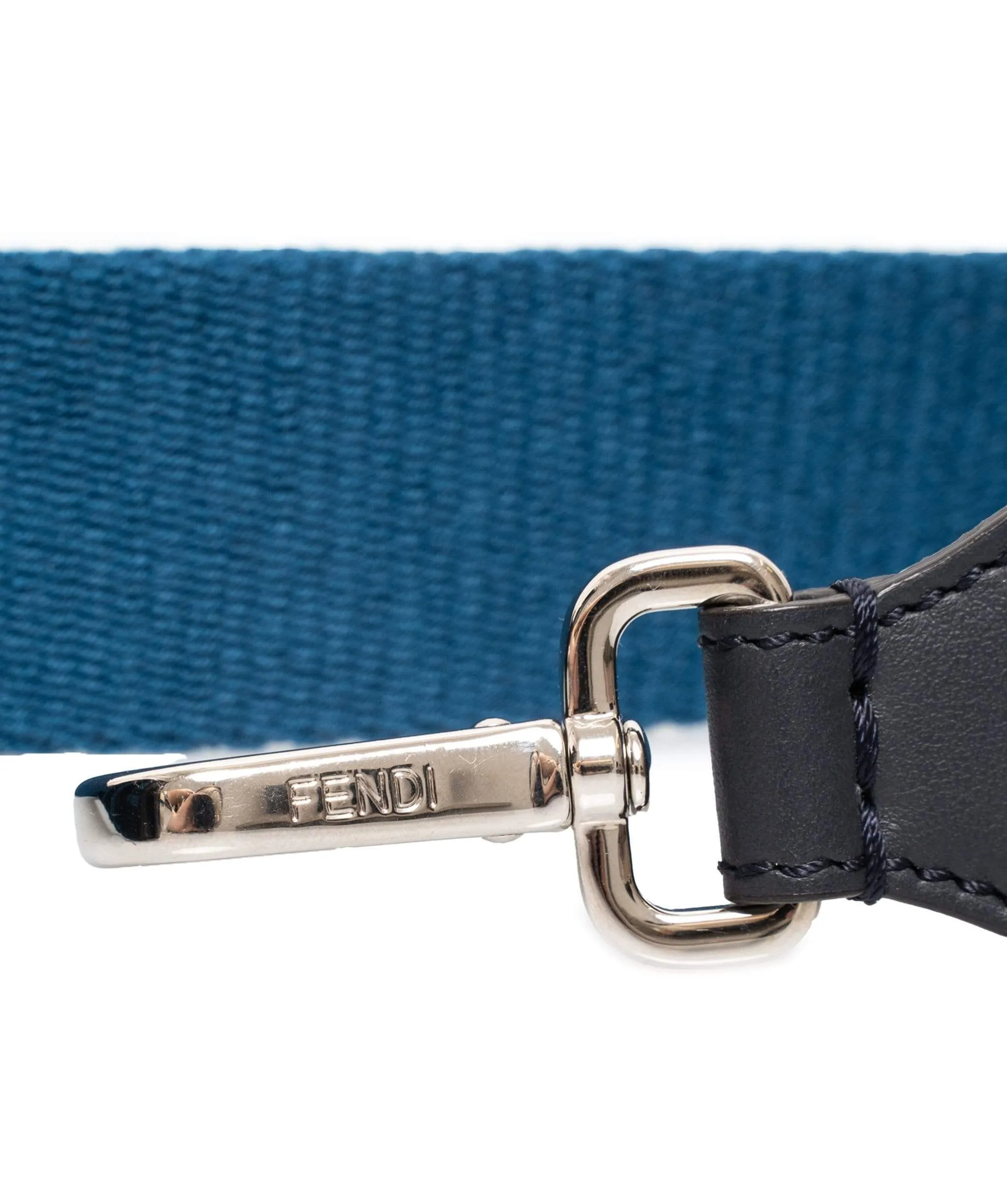 Fendi Zucca Blue Canvas Additional Bag Strap - AGL1346