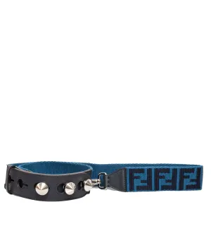 Fendi Zucca Blue Canvas Additional Bag Strap - AGL1346