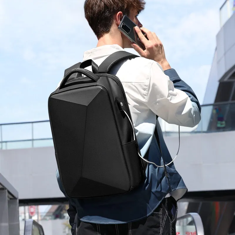 Fenruien Backpack Anti-theft Waterproof USB Charging Men Business Backpack