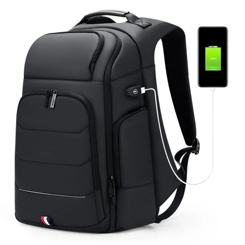 Fenruien Waterproof Backpacks USB Charging  Anti-theft  High Capacity