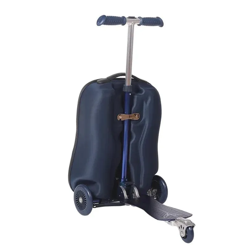 FlexPack Detachable Scooter Suitcase: 20 Inch Detachable Scooter Backpack | Multi-Functional Boarding Suitcase