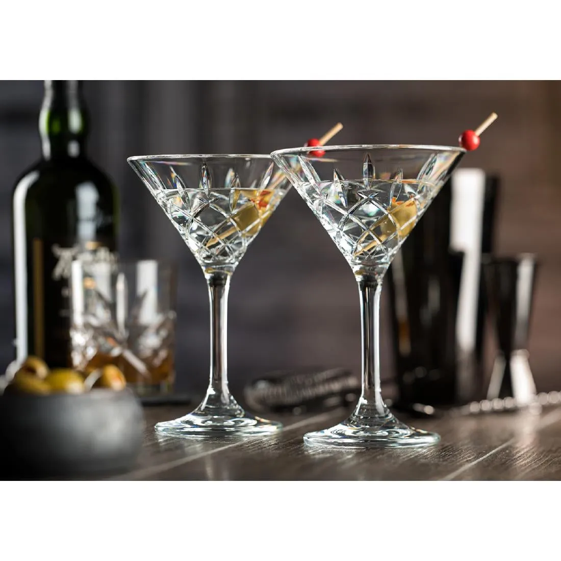 FU600 Utopia Lucent Vintage Martini Glasses 235ml (Pack of 6)