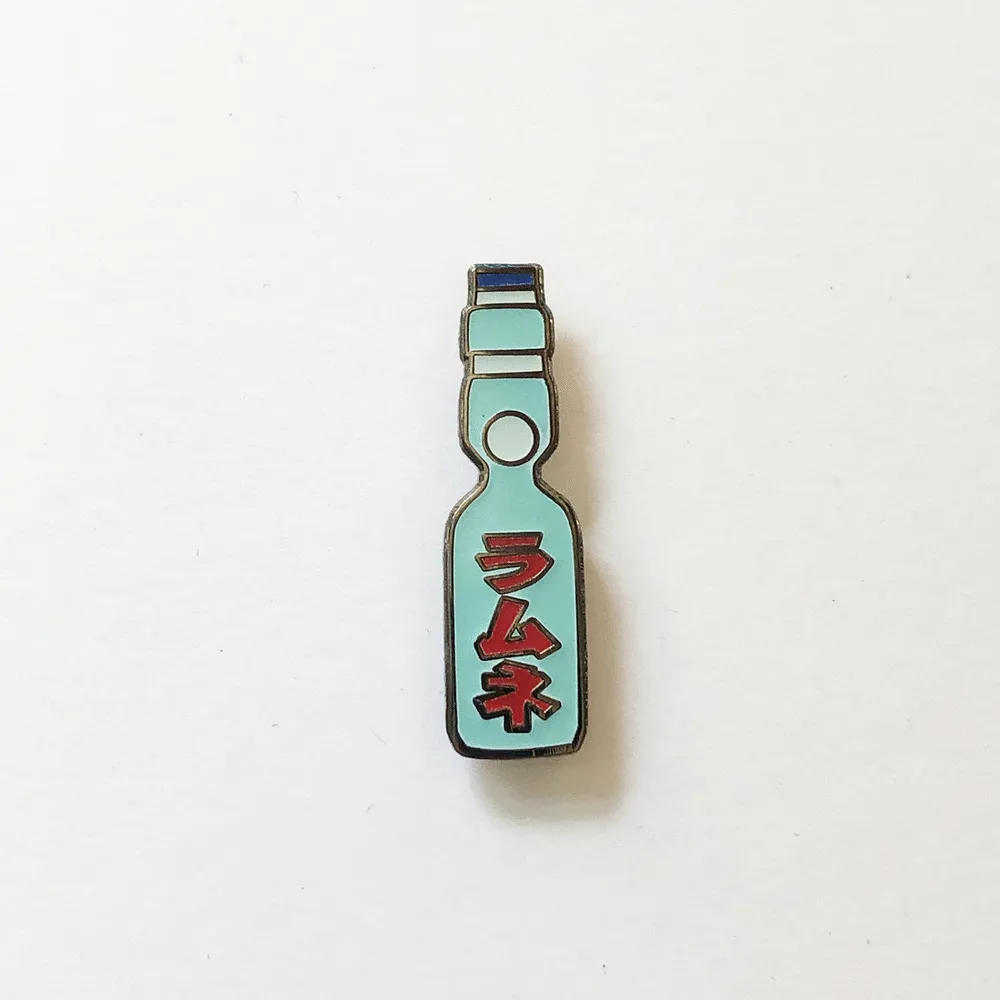 Giant Robot - Ramune Japanese Softdrink Enamel Pin Asian Popular Culture