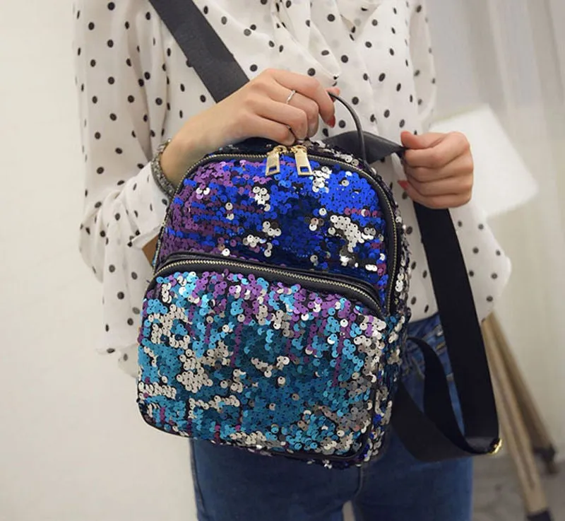 Glam Sequins Fashion Backpack Bag