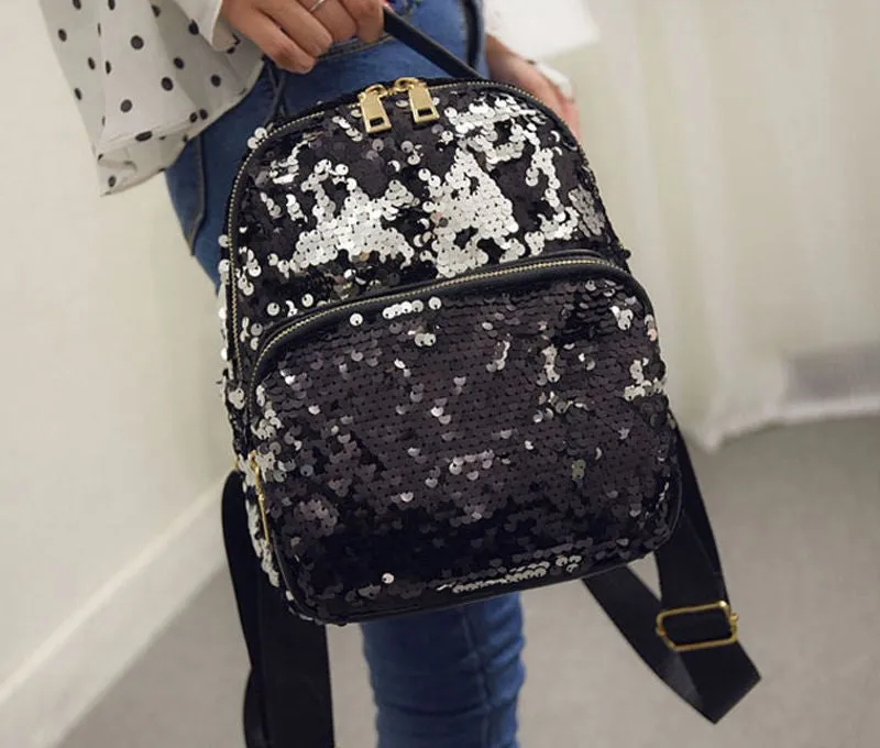 Glam Sequins Fashion Backpack Bag