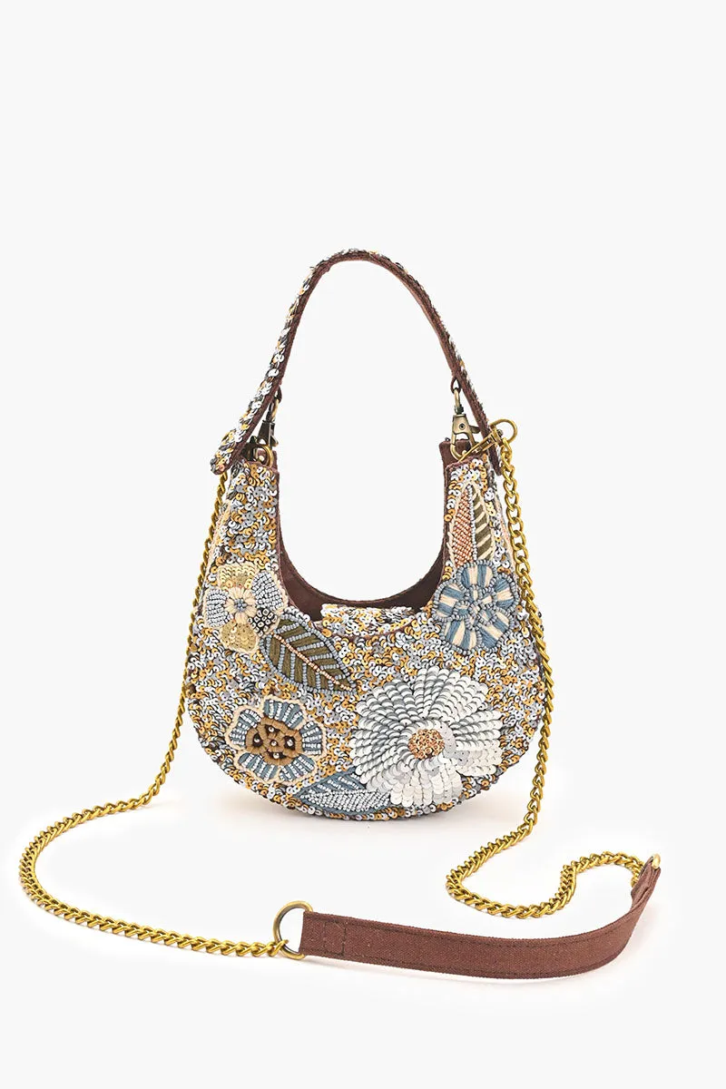 Golden Hour Shimmer Mini Bag w/ Crossbody Strap