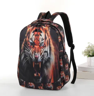 Goofy Tiger All Over Print Large Unisex Backpack