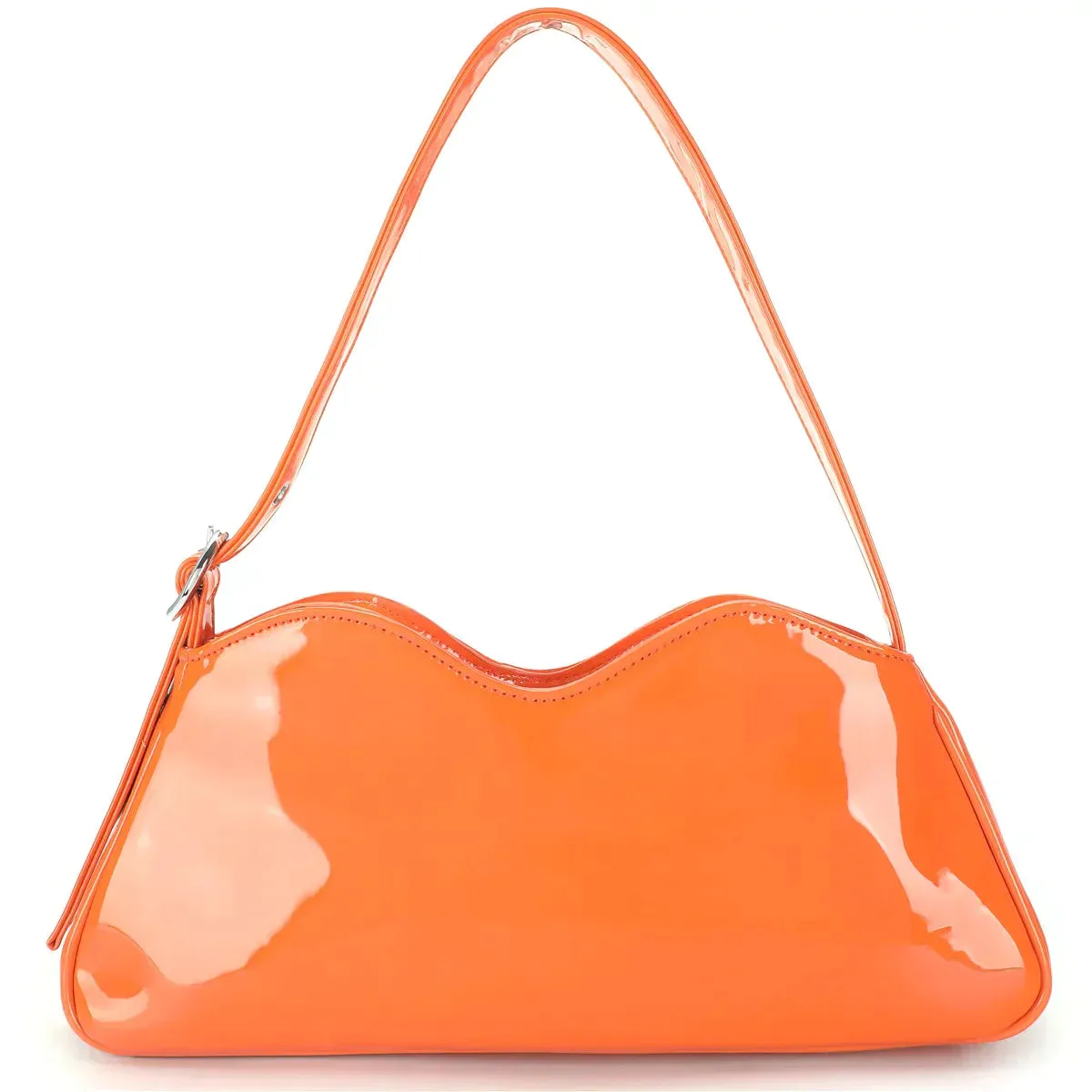 GRACE SHOULDER BAG - FLAME ORANGE