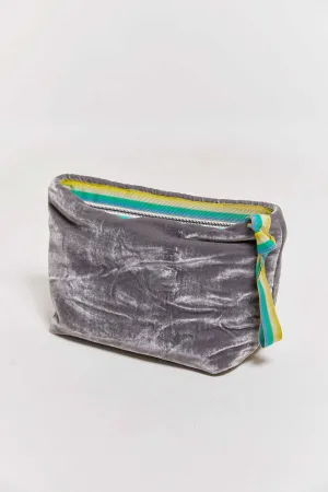 grace silk velvet clutch